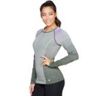 Women's Colosseum Quadrant Tee, Size: Large, Dark Green