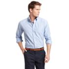 Big & Tall Men's Izod Signature Slim-fit Poplin Button-down Shirt, Size: Xxl Tall, Med Blue