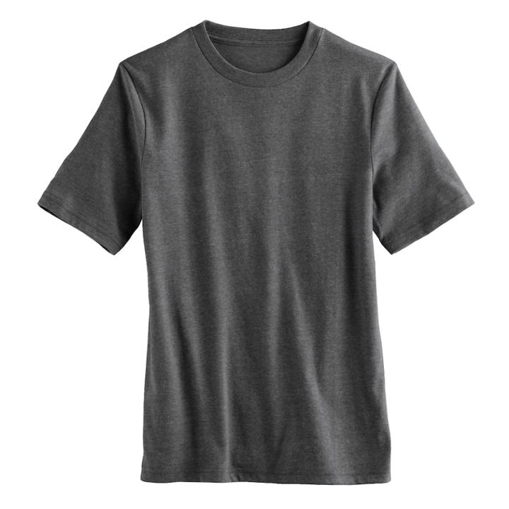 Boys 8-20 Urban Pipeline&reg; Ultimate Solid Crew Tee, Size: Large, Dark Grey