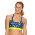 Women's Tyr Harlow Geometric Bikini Top, Size: Xs, Blue (navy)