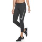Women's Nike Power Essential Running Capri Leggings, Size: Medium, Grey