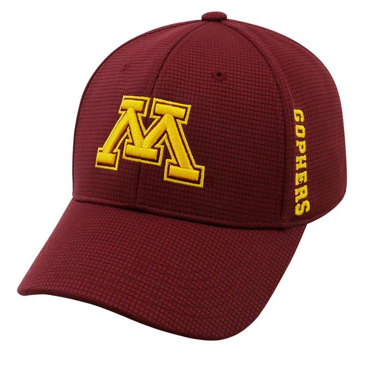 Adult Minnesota Golden Gophers Booster Plus Memory-fit Cap, Men's, Dark Red