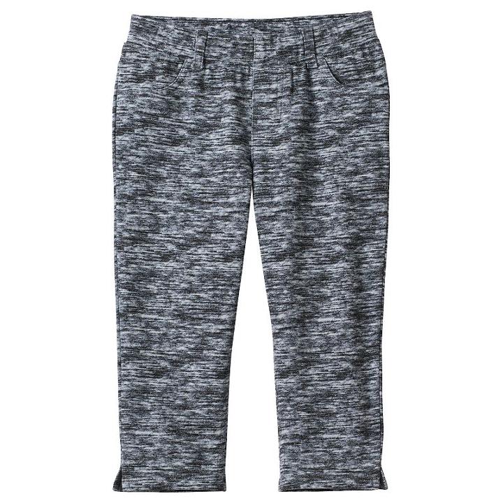 Girls 4-10 Jumping Beans&reg; Capri Leggings, Girl's, Size: 7, Light Grey