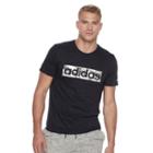 Men's Adidas Linear Logo Tee, Size: Xl, Black