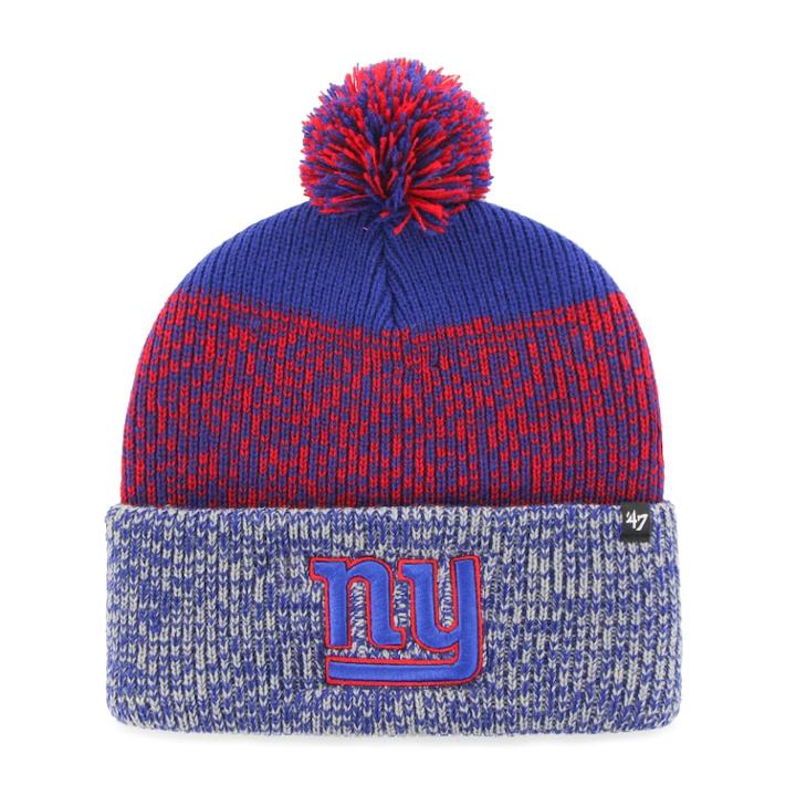 Adult '47 Brand New York Giants Static Cuff Knit Hat, Men's, Blue