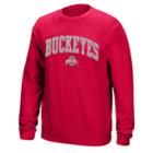 Men's Ohio State Buckeyes Sculler Crew Sweatshirt, Size: Medium, Brt Red