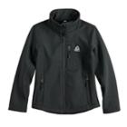 Girls 7-16 Reebok Softshell Fleece-lined Midweight Jacket, Size: 14-16, Black