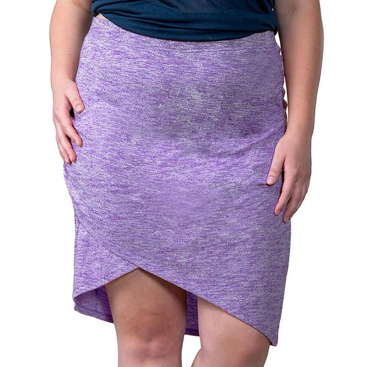 Plus Size Soybu Wren Asymmetrical Skirt, Women's, Size: 2xl, Med Purple