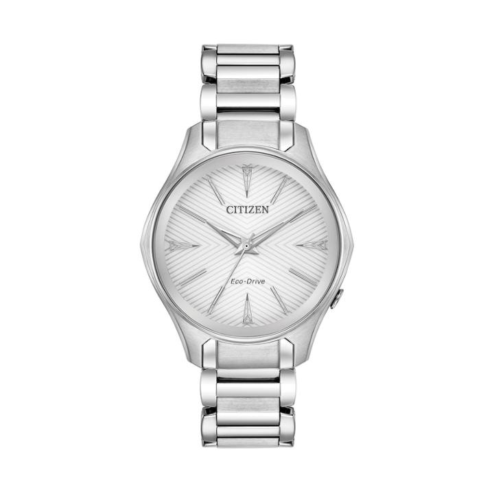 Citizen Eco-drive Women's Modena Citizen Stainless Steel Watch - Em0590-54a, Size: Medium, Grey