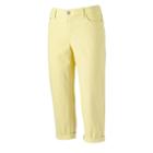 Women's Croft & Barrow&reg; Cuffed Capri Jeans, Size: 16, Med Yellow
