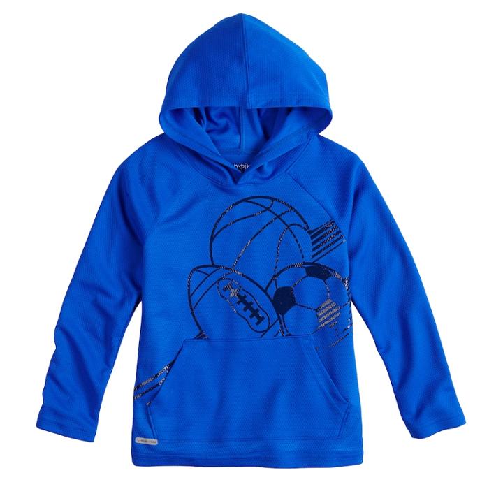 Boys 4-12 Jumping Beans&reg; Hooded Graphic Tee, Size: 5, Med Blue