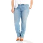 Plus Size Levi's 314 Shaping Straight-leg Jeans, Women's, Size: 20 - Regular, Light Blue
