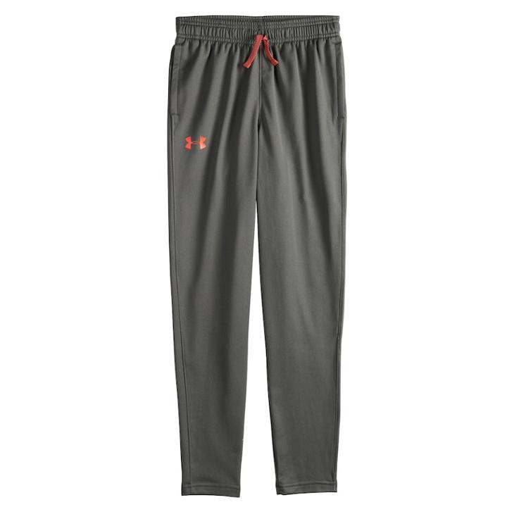 Boys 8-20 Under Armour Brawler Tapered Pants, Size: Large, Grey (charcoal)