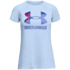 Girls 7-16 Under Armour Big Logo Tee, Size: Medium, Drk Yellow