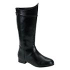 Hero Costume Boots - Adult, Size: Medium, Black