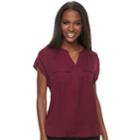 Women's Apt. 9 Dolman Blouse, Size: Large, Dark Red