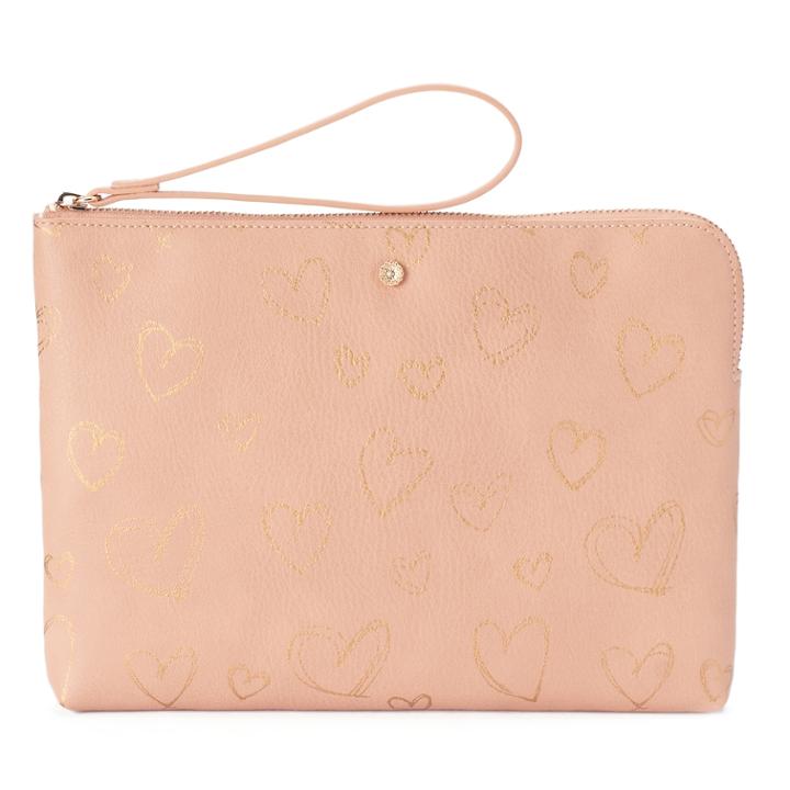 Lc Lauren Conrad Madolen Wristlet, Women's, Med Pink