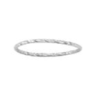 Journee Collection Sterling Silver Textured Ring, Women's, Size: 7, Grey