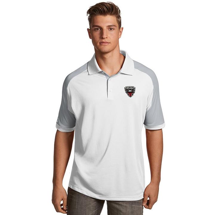 Men's Antigua Dc United Century Polo, Size: Large, White