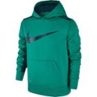 Boys 8-20 Nike Therma-fit Ko Swoosh Hoodie, Boy's, Size: Small, Green Oth