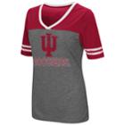 Women's Campus Heritage Indiana Hoosiers Varsity Tee, Size: Small, Dark Grey