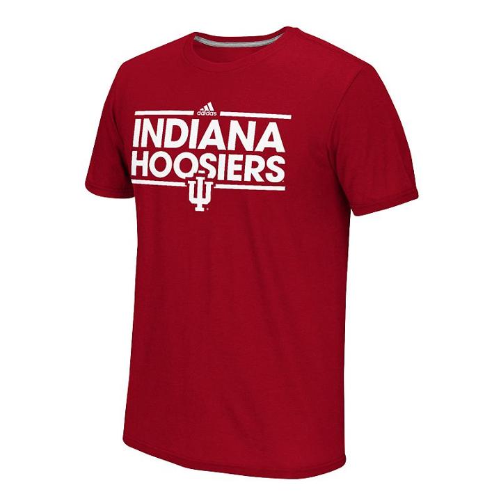 Men's Adidas Indiana Hoosiers Dassler Tee, Size: Xxl, Red