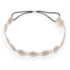 Lc Lauren Conrad Pink Floral Lace Headband, Women's