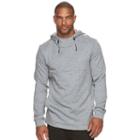 Big & Tall Fila Sport&reg; Athletic-fit Space-dye Fleece 2.0 Fleece Hoodie, Men's, Size: Xl Tall, Grey