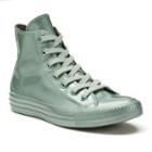Women's Converse Chuck Taylor All Star Metallic Rubber High-top Sneakers, Size: 8, Lt Green