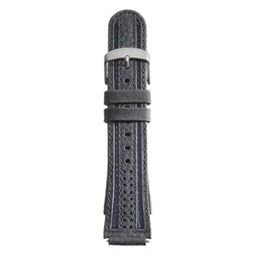Kreisler Unisex Leather Sport Watch Band - Tx247871, Size: 18mm, Black