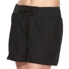 Women's Croft & Barrow&reg; Tricot Swim Shorts, Size: 6, Black