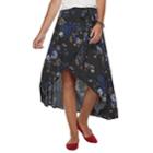 Juniors' Mudd&reg; Wrap Front Midi Skirt, Teens, Size: Small, Oxford