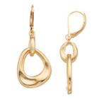 Dana Buchman Gold Tone Geometric Drop Earrings, Women's