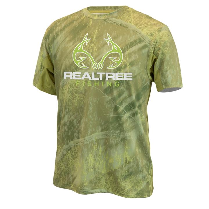 Men's Realtree Cast Performance Wind Shirt, Size: Small, Dark Green