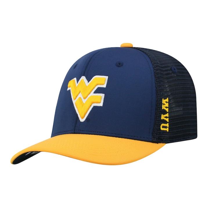 Adult Top Of The World West Virginia Mountaineers Chatter Memory-fit Cap, Men's, Blue (navy)
