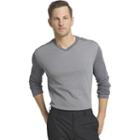 Men's Van Heusen Jaspe Classic-fit Colorblock V-neck Sweater, Size: Xxl, Grey Other