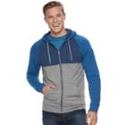 Men's Urban Pipeline&reg; Full-zip Colorblock Hoodie, Size: Large, Blue