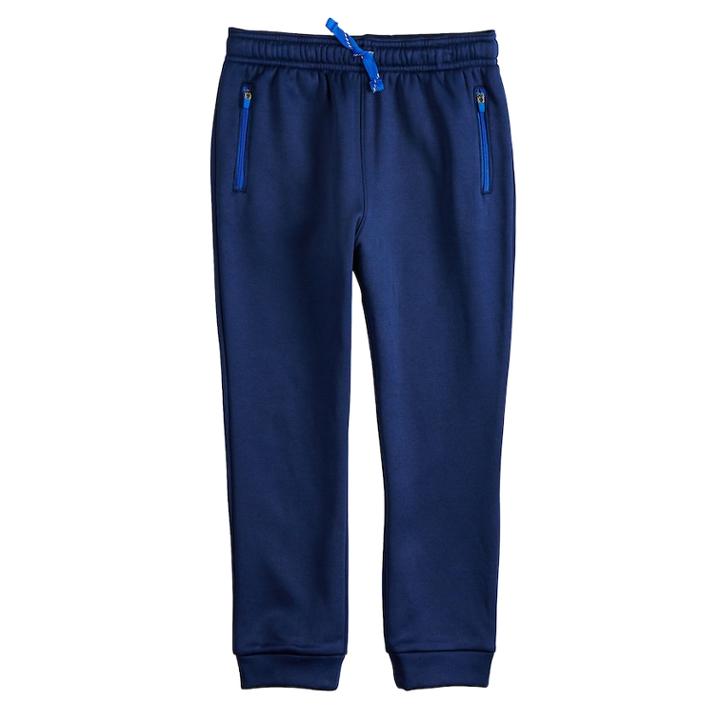 Boys 4-12 Jumping Beans&reg; Fleece Active Jogger Pants, Size: 7, Dark Blue