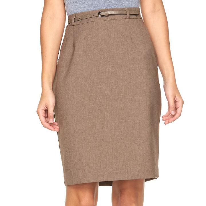 Women's Apt. 9&reg; Pencil Skirt, Size: 8, Brown
