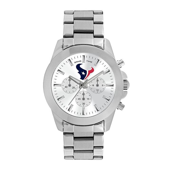 Game Time, Women's Houston Texans Knockout Watch, Silver