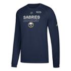 Men's Adidas Buffalo Sabres Primary Position Tee, Size: Small, Blue (navy)