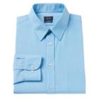 Men's Arrow Classic-fit Fineline-striped Wrinkle-free Dress Shirt, Size: S 32-33, Blue Other