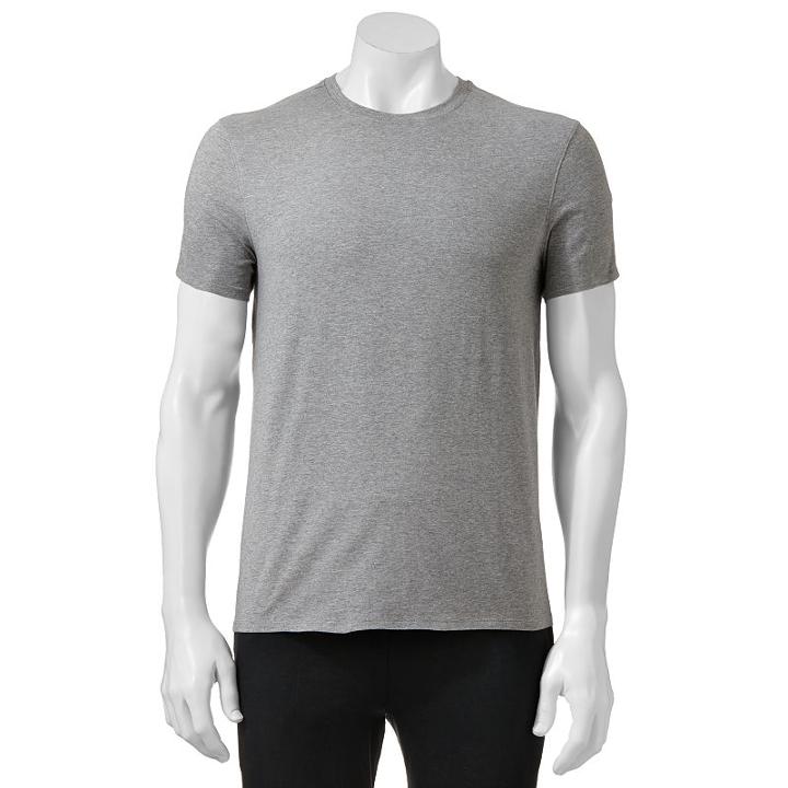 Big & Tall Apt. 9&reg; Crewneck Tee, Men's, Size: 3xb, Grey Other