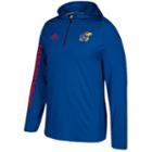 Men's Adidas Kansas Jayhawks Sideline Training Hooded Pullover, Size: Large, Blue