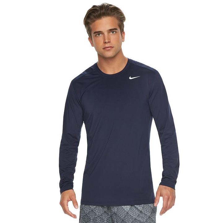 Men's Nike Dri-fit Base Layer Fitted Cool Top, Size: Xl, Light Blue