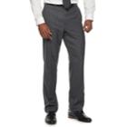 Men's Apt. 9&reg; Premier Flex Slim-fit Flat-front Suit Pants, Size: 32x38, Grey