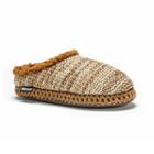 Muk Luks Women's Lucia Knit Clog Slippers, Size: Small, Beig/green (beig/khaki)