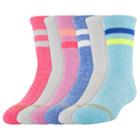 Girls 4-16 Gold Toe 6-pack Sport Stripe Crew Socks, Size: 9-11, Multicolor