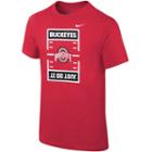 Boys 8-20 Nike Ohio State Buckeyes Football Tee, Size: L 14-16, Red