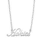 Fiora Sterling Silver Virginia Tech Hokies Necklace, Women's, Size: 16, Grey